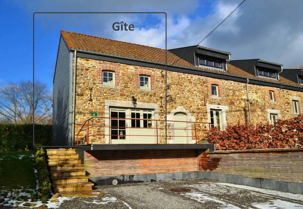 Les Houx De Mathieu Villa Engis Exteriör bild